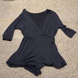 Silence and noise dark gray/black romper